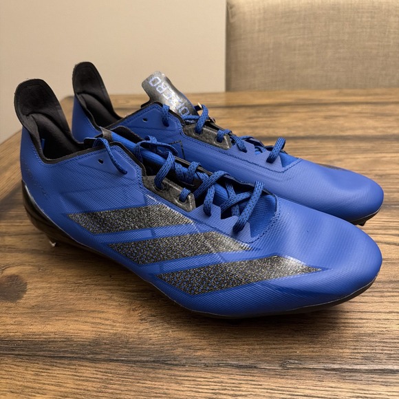 adidas Adizero Electric II Football Cleats Blue Black JH8745 Men\'s Sz 15 …S12 main image 4